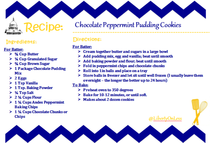 chocolate pepperming pudding