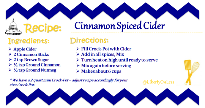Cinnamon Spiced Cider